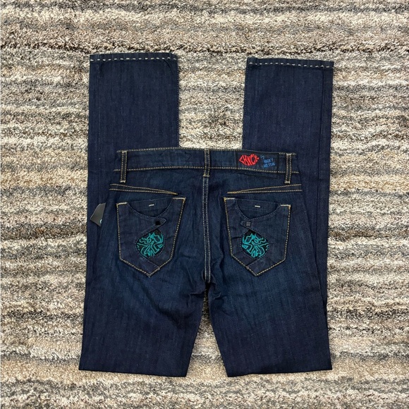 Y2K Low Rise Jeans Sz 25 NWT | Chick By Nicky Hilton Low Rise Mini Bootcut Jeans - Picture 12 of 16